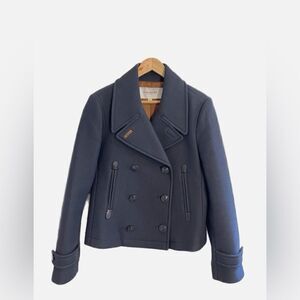Coach Navy Peacoat with a nautical style. Medium